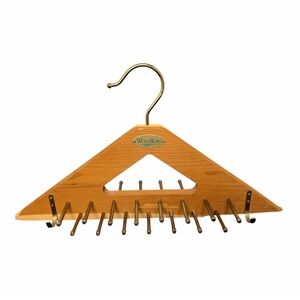 Woodlore Aromatic Cedar 40-Peg Tie & Belt Hanger Rack – Like New!